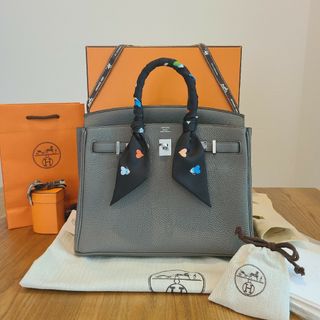 エルメス(Hermes)のHERMES　バーキン25　ツイリー付き(ハンドバッグ)