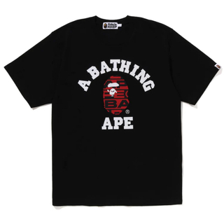 アベイシングエイプ(A BATHING APE)のLUX SPORT PATTERN COLLEGE TEE 2XL(Tシャツ/カットソー(半袖/袖なし))