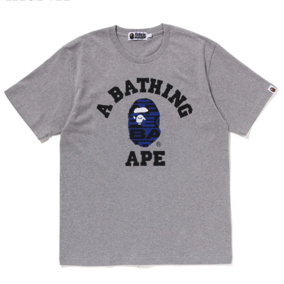 A BATHING APE(アベイシングエイプ)のLUX SPORT PATTERN COLLEGE TEE 2XL メンズのトップス(Tシャツ/カットソー(半袖/袖なし))の商品写真