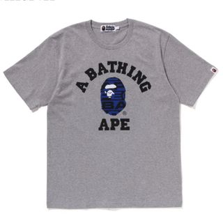 アベイシングエイプ(A BATHING APE)のLUX SPORT PATTERN COLLEGE TEE 2XL(Tシャツ/カットソー(半袖/袖なし))