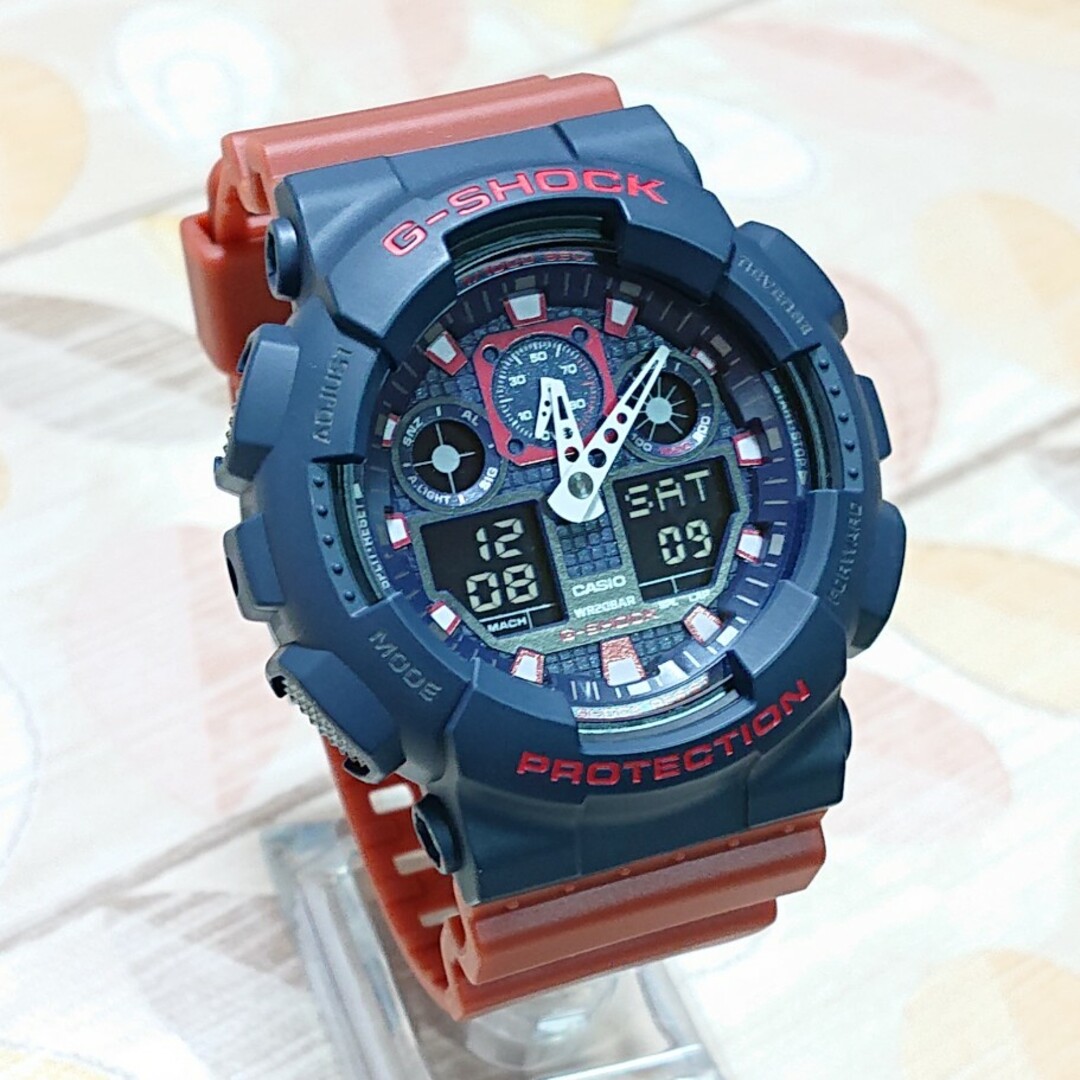 G-SHOCK(ジーショック)の超美品【CASIO/G-SHOCK】デジアナ メンズ腕時計 GA-100MC-2 メンズの時計(腕時計(デジタル))の商品写真