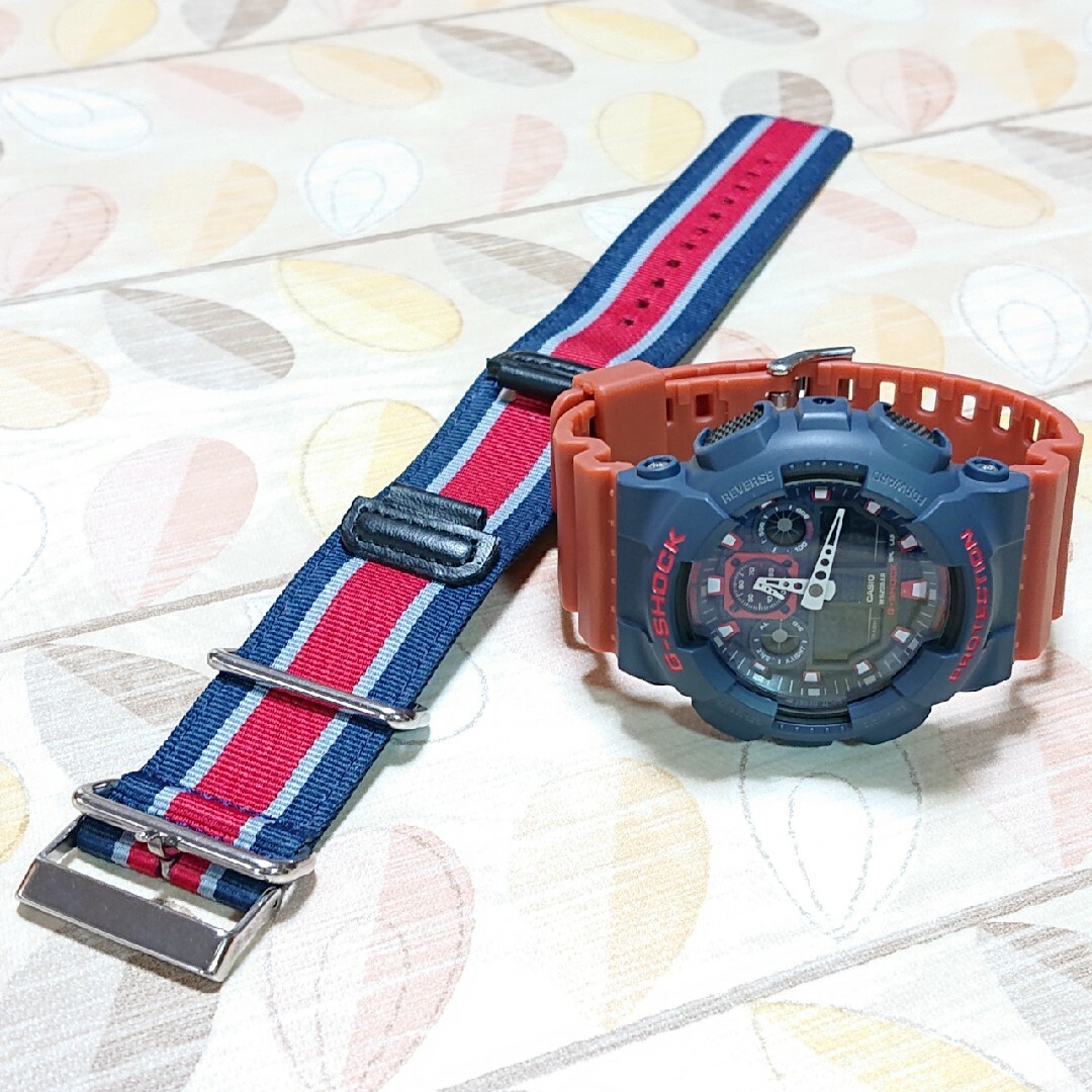 G-SHOCK(ジーショック)の超美品【CASIO/G-SHOCK】デジアナ メンズ腕時計 GA-100MC-2 メンズの時計(腕時計(デジタル))の商品写真