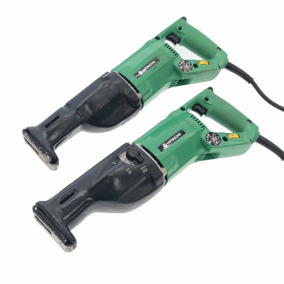 ☆中古品 2台セット☆HITACHI 日立工機 100V 電子セーバソー CR12V CR10V ケース付 セーバーソー レシプロソー 電気のこぎり 81742 ☆中古品 2台セット☆HITACHI 日立工機 100V 電子セーバソー CR12V CR10V ケース付 セーバーソー レシプロソー 電気のこぎり 81742