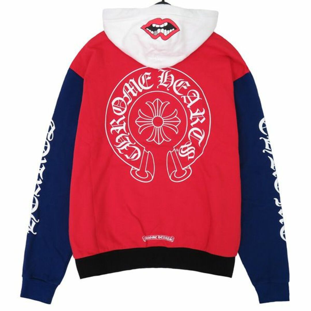 Chrome Hearts(クロムハーツ)の美品 クロムハーツ 20SS MATTY BOY TRICOLORE LOGO HOODIE マッティボーイ ホースシュー CHプラス スウェット プルオーバー パーカー 46059 メンズのトップス(パーカー)の商品写真