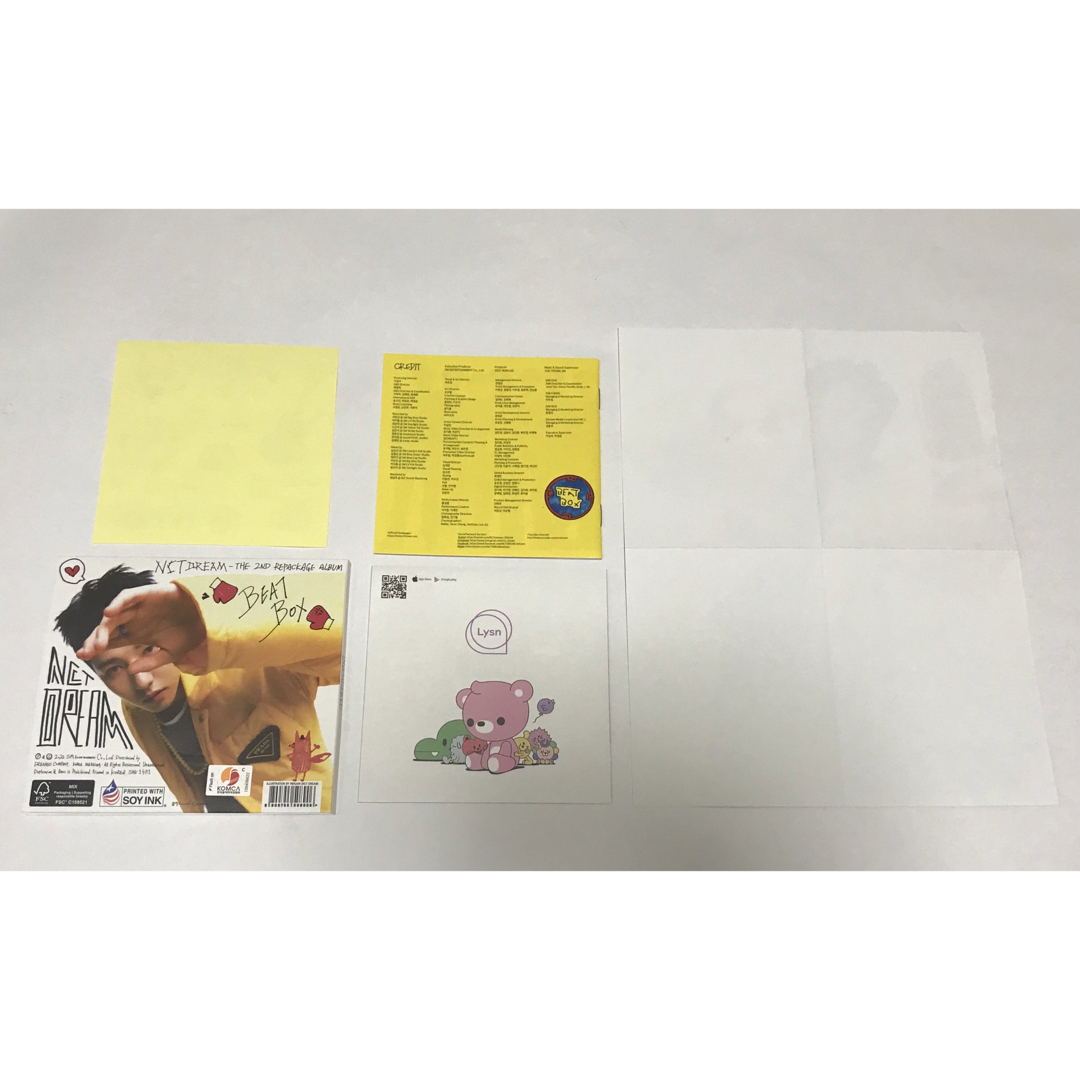 NCT(エヌシーティー)のNCT DREAM Beatbox Digipack ロンジュン　RENJUN エンタメ/ホビーのCD(K-POP/アジア)の商品写真