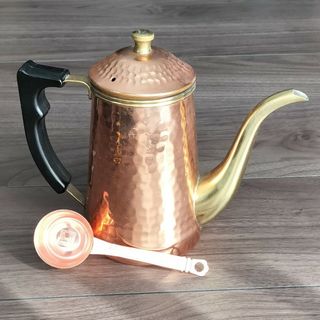 カリタ(Kalita)のカリタ　Kalita コーヒーポット 銅製　スプーンセット(調理道具/製菓道具)