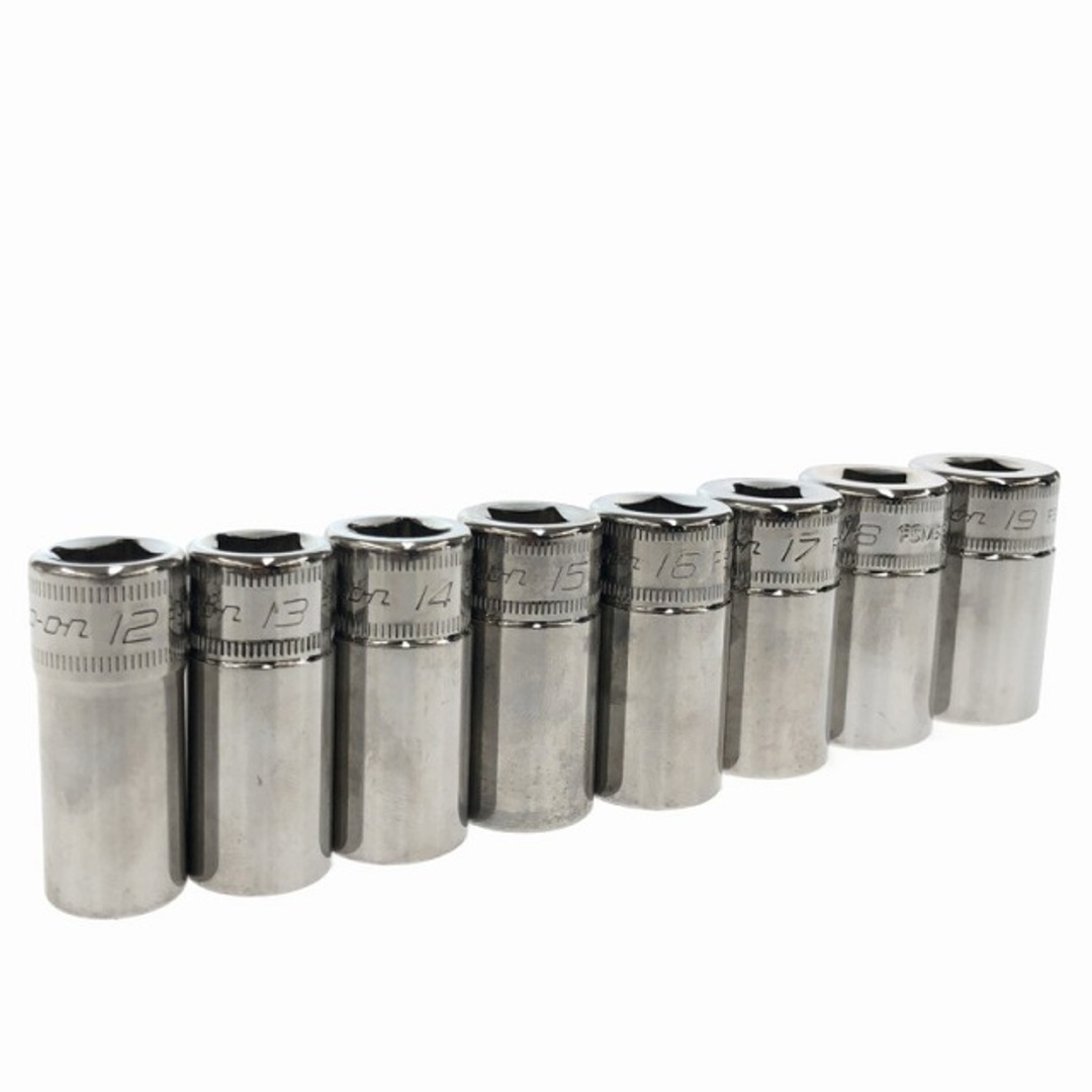☆中古 14点セット☆Snap-on スナップオン 3/8 セミディープ ☆中古 14点セット☆Snap-on スナップオン 3/8 セミディープ