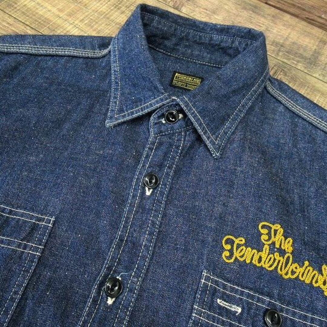 TENDERLOIN - 濃紺 美品 テンダーロイン 本店 限定 チェーン刺繍