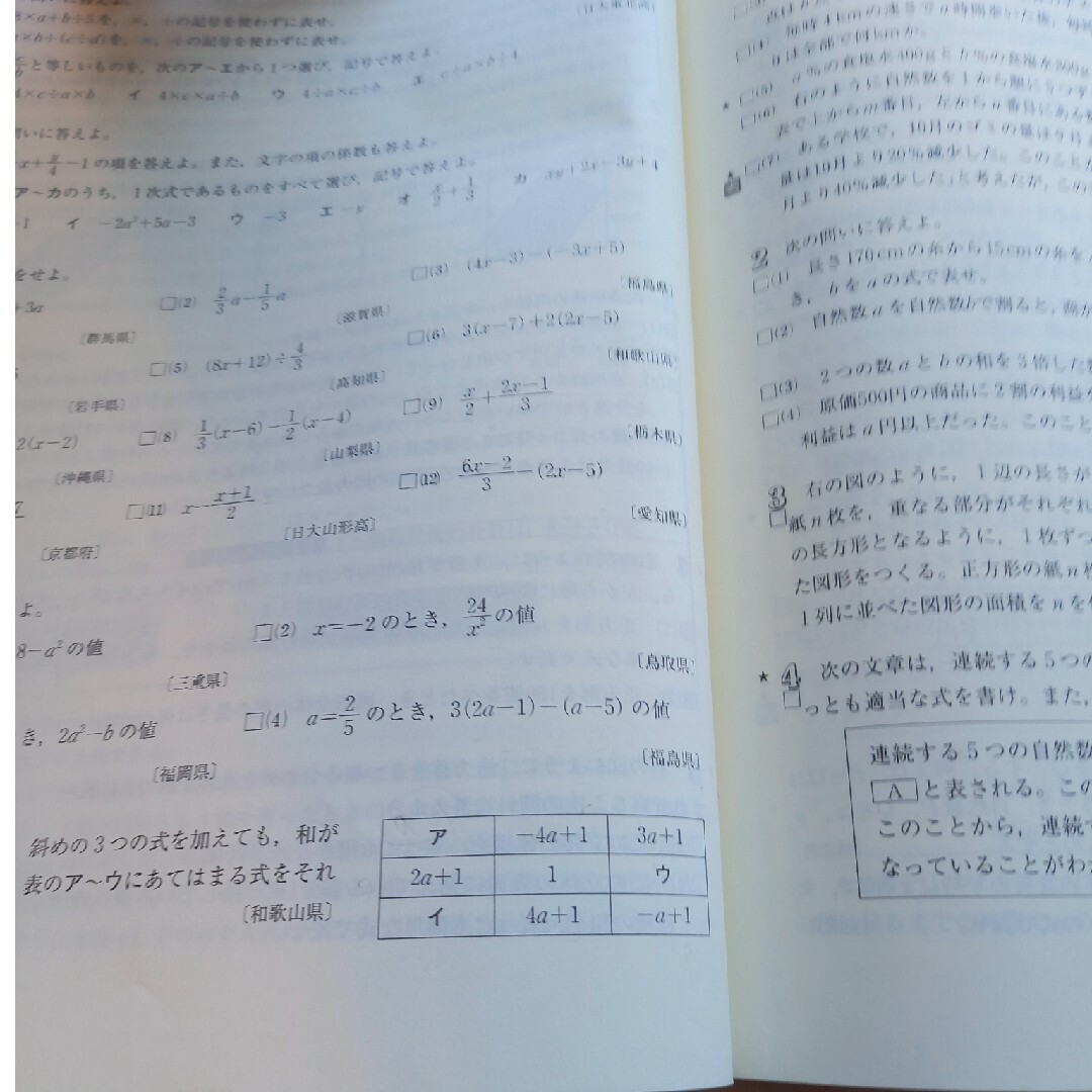 新中学問題集  発展編  数学1年 エンタメ/ホビーの本(語学/参考書)の商品写真