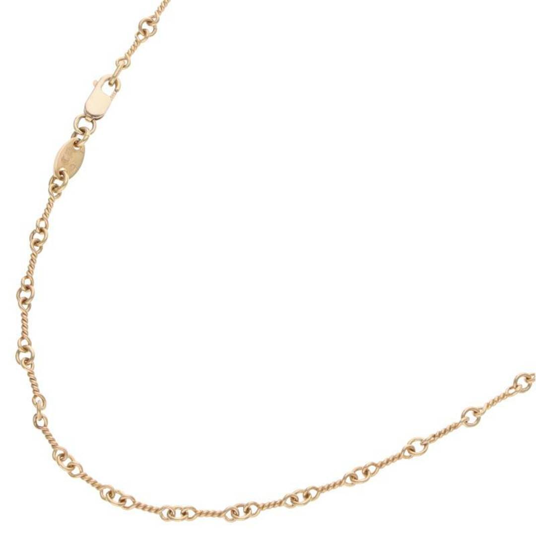 クロムハーツ  22K NECKCHAIN T24/ツイストチェーン24inch ゴールドネックレス メンズ 24inchメンズ