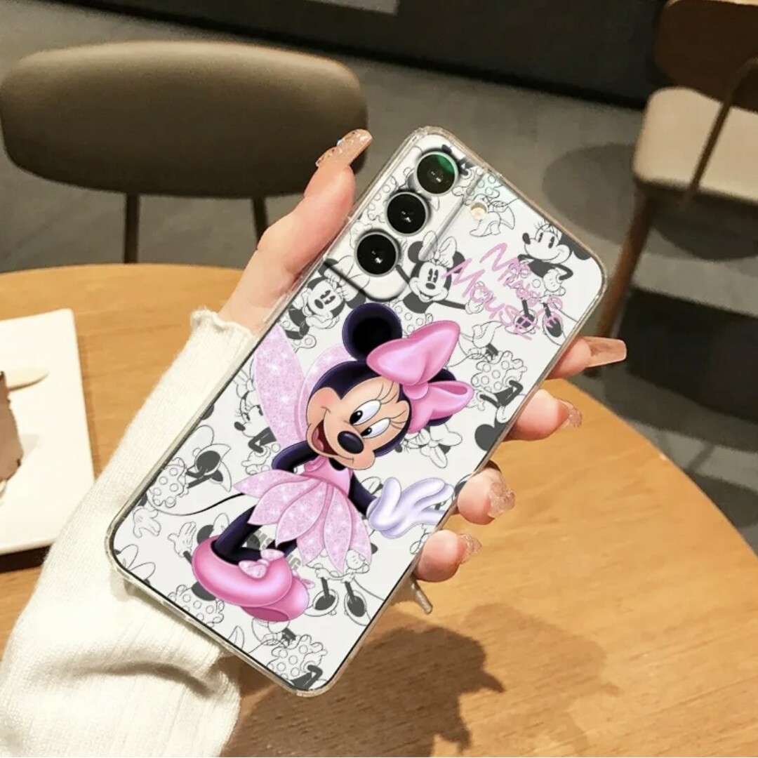 Disney(ディズニー)の《新作・新品》Disney☆ミニー GalaxyS22 サムスン スマホケース スマホ/家電/カメラのスマホアクセサリー(Androidケース)の商品写真