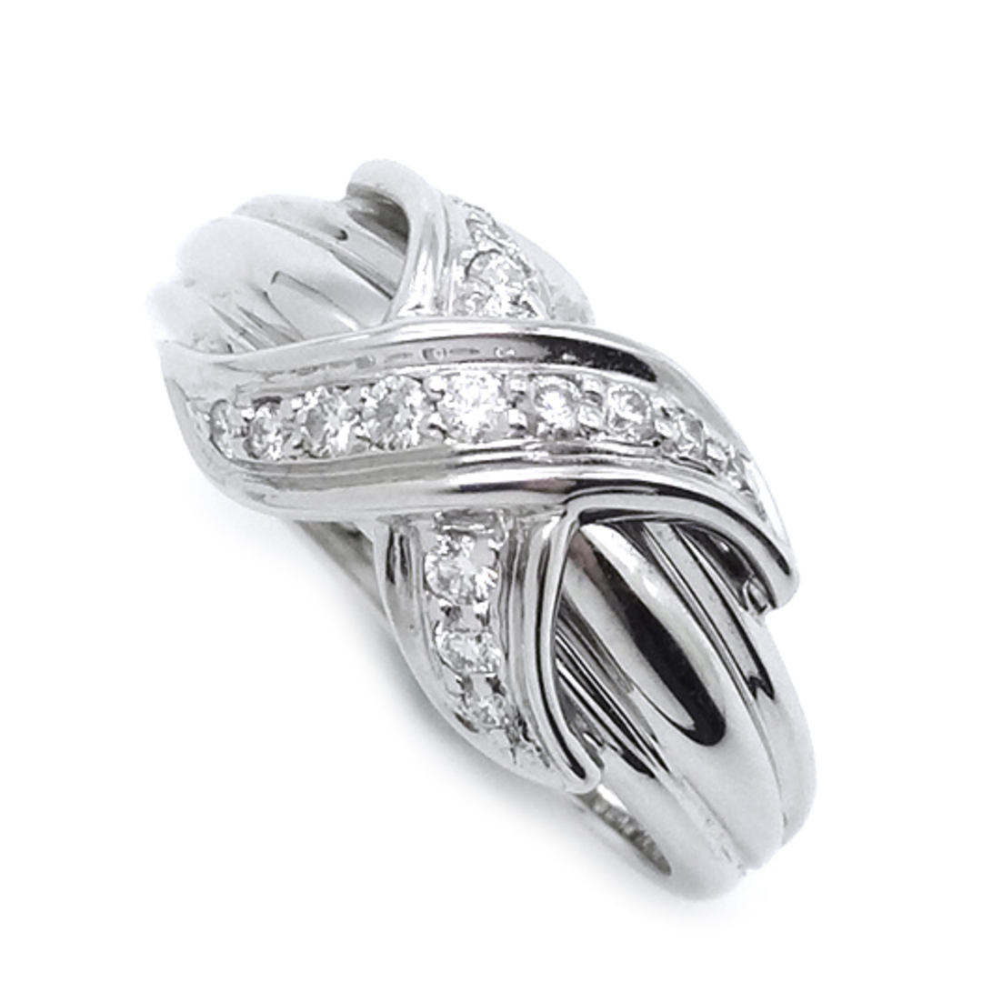 Tiffany & Co.(ティファニー)のティファニー シグネチャー ダイヤ リング 約12号 K18 ホワイトゴールド 指輪 ジュエリー Tiffany＆Co. 横浜BLANC レディースのアクセサリー(リング(指輪))の商品写真