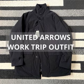 ユナイテッドアローズグリーンレーベルリラクシング(UNITED ARROWS green label relaxing)の【定価24,200円】 UNITED ARROWS　パデットハーフコート(ダウンジャケット)