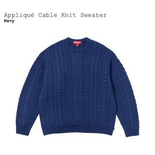 シュプリーム(Supreme)のSupreme Applique Cable Knit Sweater(ニット/セーター)