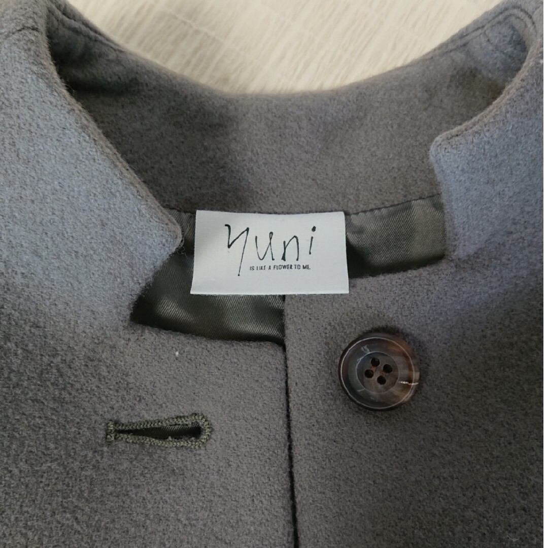yuni(ユニ)のyuni  ハイネック ドルマン ウールコート レディースのジャケット/アウター(ロングコート)の商品写真