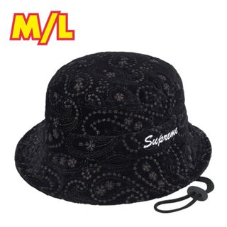 即日発送Supreme Velvet Paisley Boonie Red S/M