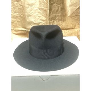 ステットソン(STETSON)のステットソン RABBIT FUR OPENCROWN SH400 黒(ハット)