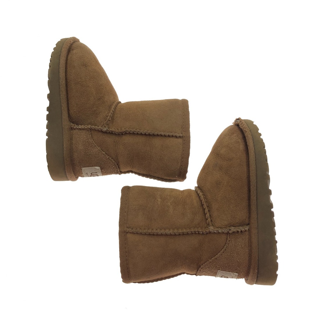 UGG(アグ)の〇〇UGG アグ キッズ クラシックショートブーツ 14.5cm 5251 chestnut キッズ/ベビー/マタニティのキッズ靴/シューズ(15cm~)(ブーツ)の商品写真