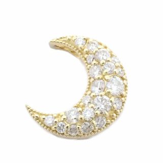 ビズー(BIZOUX)のBIZOUX ビズー ルミエールルナブーケ ムーン ネックレス ペンダントトップ K18/ダイヤモンド0.37ct(ネックレス)