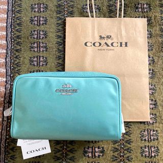 コーチ(COACH)の【定価28,600円】COACH ポーチ 新品未使用 正規品 タグ付き(ポーチ)