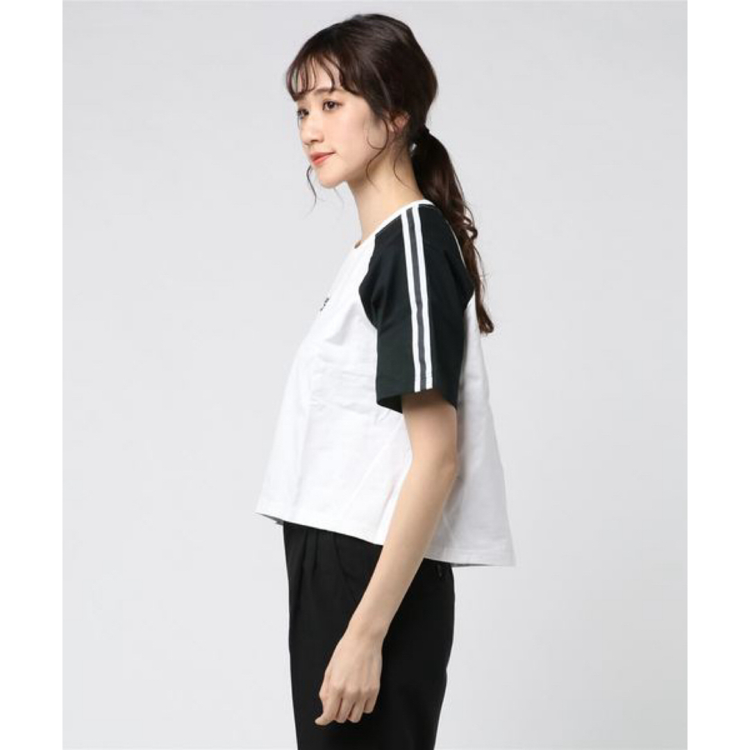 Reebok(リーボック)のReebok  Tシャツ [CL QD TEE] リーボック クロップド丈 レディースのトップス(Tシャツ(半袖/袖なし))の商品写真