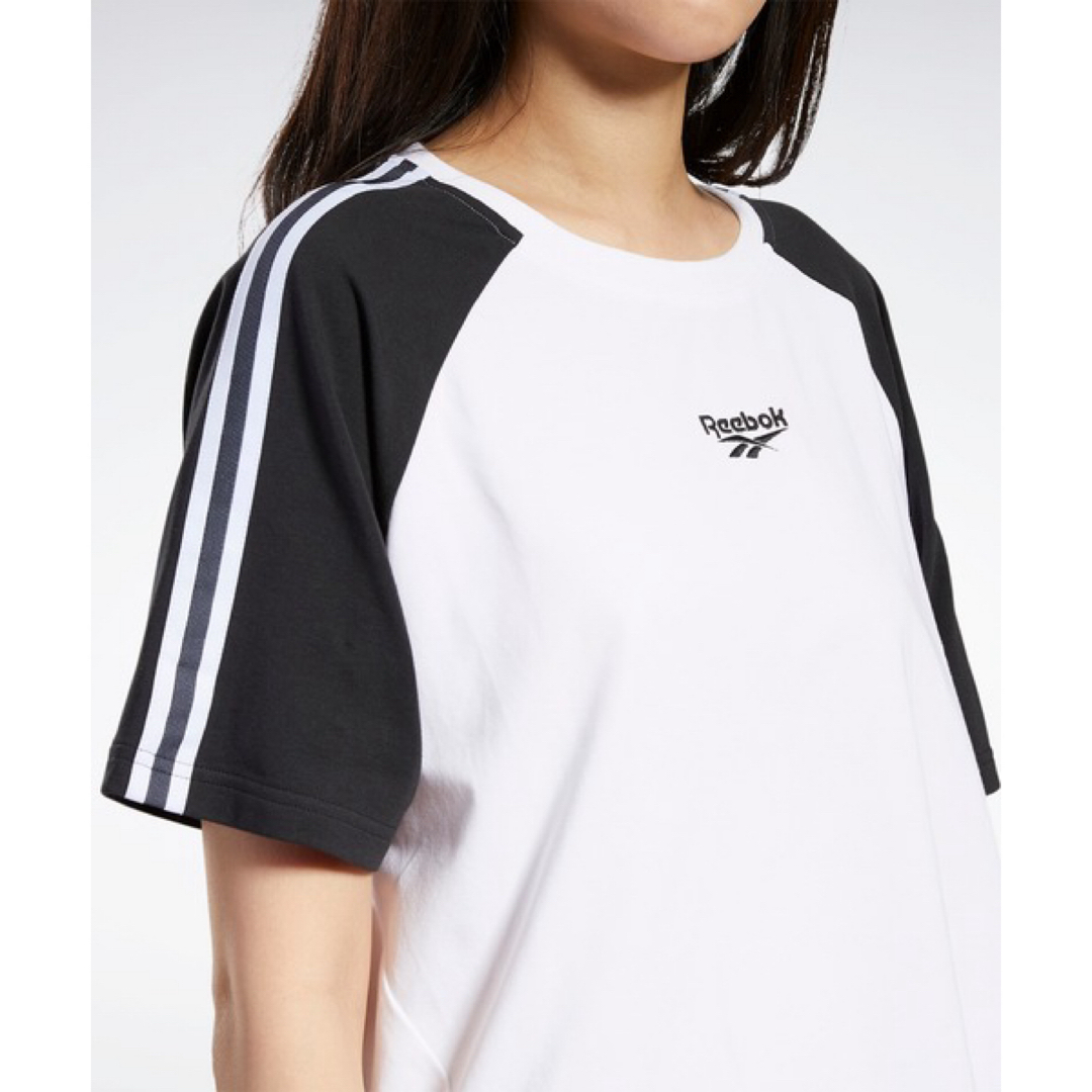 Reebok(リーボック)のReebok  Tシャツ [CL QD TEE] リーボック クロップド丈 レディースのトップス(Tシャツ(半袖/袖なし))の商品写真