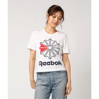 リーボック(Reebok)のReebok リーボック　AC グラフィック Tシャツ　クロップド丈　白(Tシャツ(半袖/袖なし))