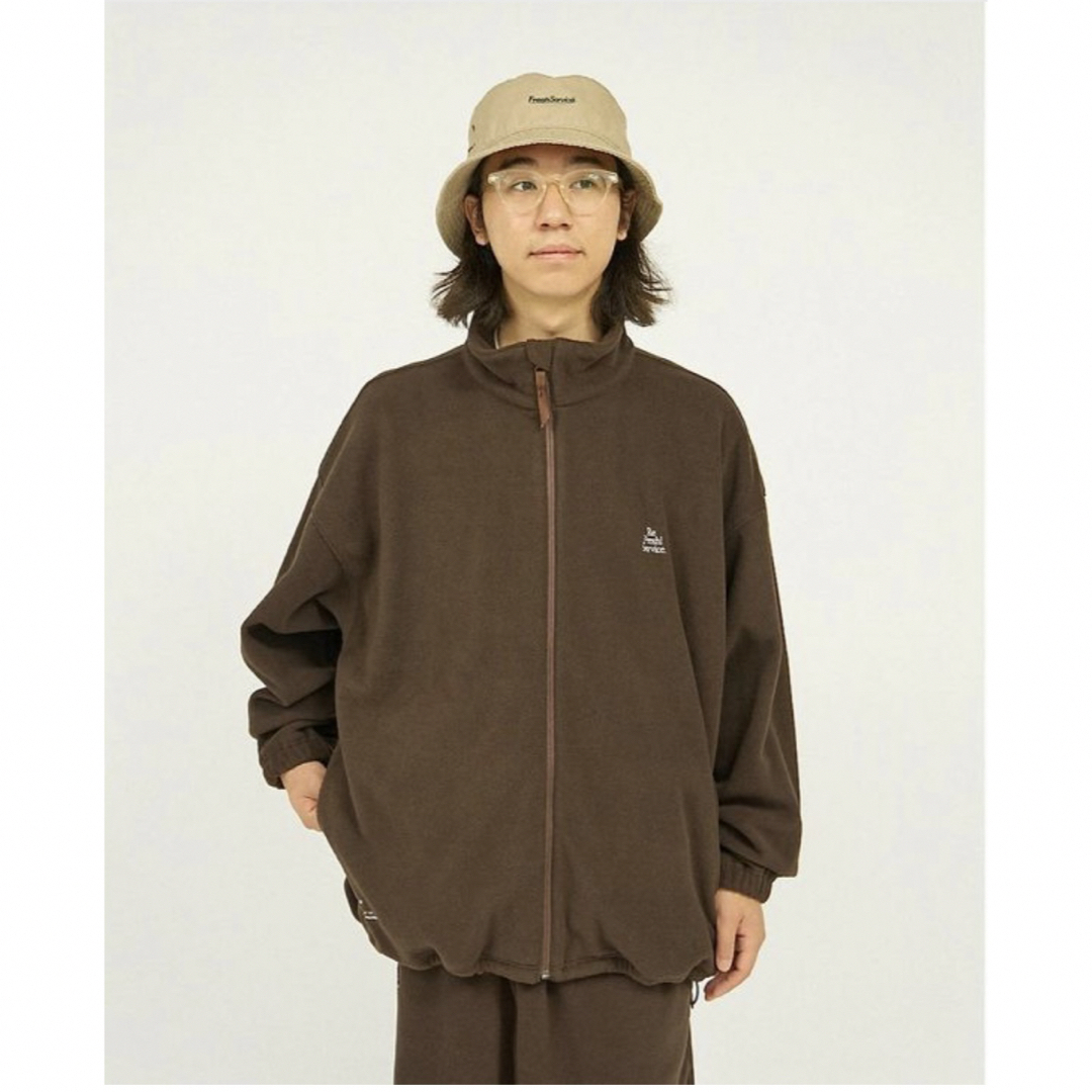 フレッシュサービス　FLEECE TRACK SUIT (BROWN) M メンズのトップス(ジャージ)の商品写真