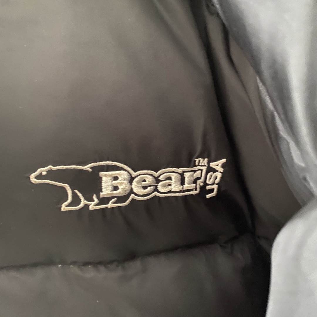 Bear USA(ベアー)のBearUSAベアーダウンジャケットリバーシブルアウターブラック黒レッド赤XL メンズのジャケット/アウター(ダウンジャケット)の商品写真