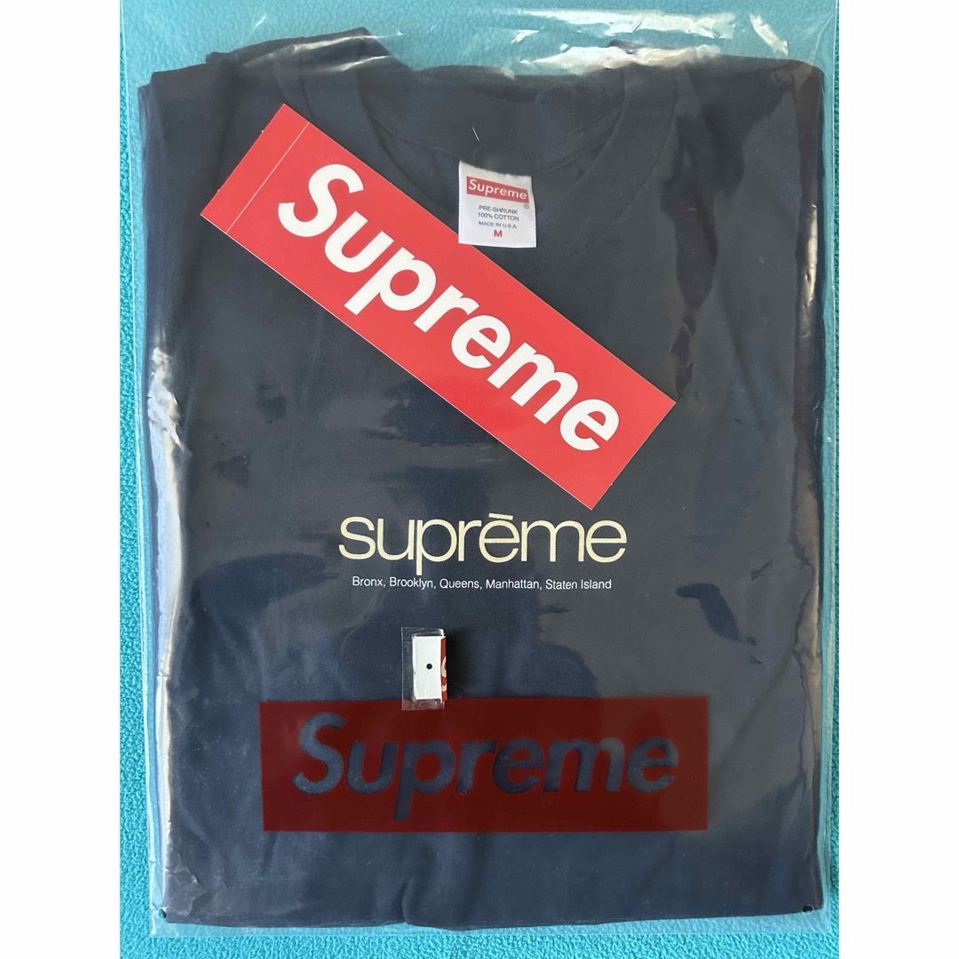 Supreme(シュプリーム)の✨極美品✨Supreme シュプリームTシャツ ネイビー メンズのトップス(Tシャツ/カットソー(半袖/袖なし))の商品写真