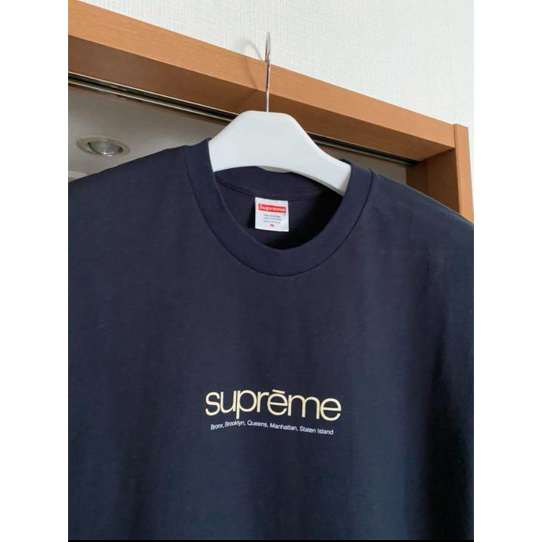 Supreme(シュプリーム)の✨極美品✨Supreme シュプリームTシャツ ネイビー メンズのトップス(Tシャツ/カットソー(半袖/袖なし))の商品写真