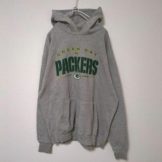 アートヴィンテージ(ART VINTAGE)の★NFL PACKERS パッカーズ パーカー プルオーバー グレー アメフト★(パーカー)