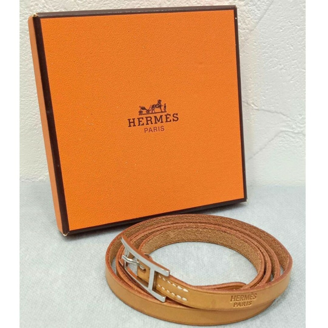 Hermes(エルメス)のHERMES♡レザーブレスレット アピ3  キャメル レディースのアクセサリー(ブレスレット/バングル)の商品写真