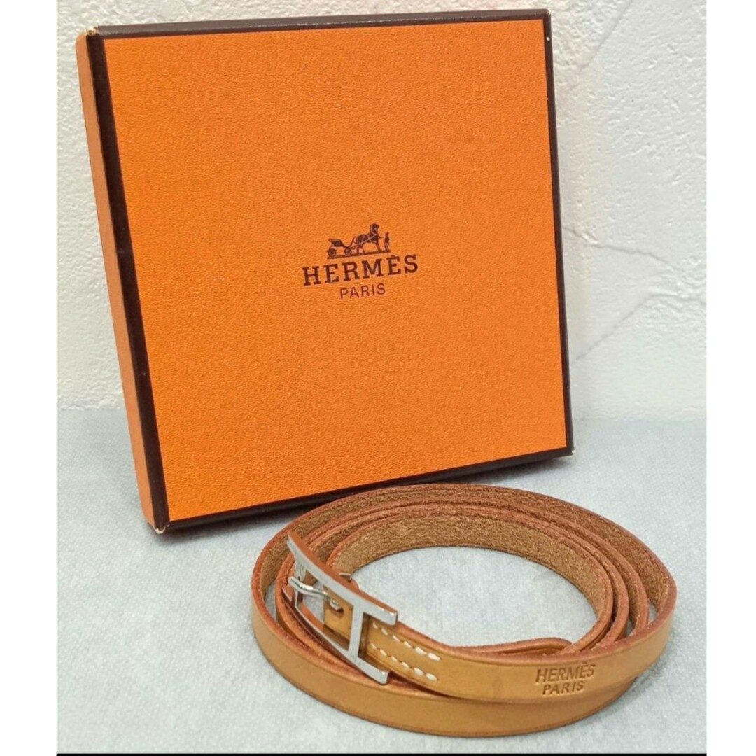 Hermes(エルメス)のHERMES♡レザーブレスレット アピ3  キャメル レディースのアクセサリー(ブレスレット/バングル)の商品写真