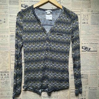 エイチアンドエム(H&M)の【新品未使用】H&M エイチ&エム 長袖カットソー size S(カットソー(長袖/七分))