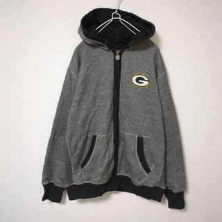 アートヴィンテージ(ART VINTAGE)の★PACKERS NFL パッカーズ パーカー 裏起毛 フルジップ  グレー★(パーカー)