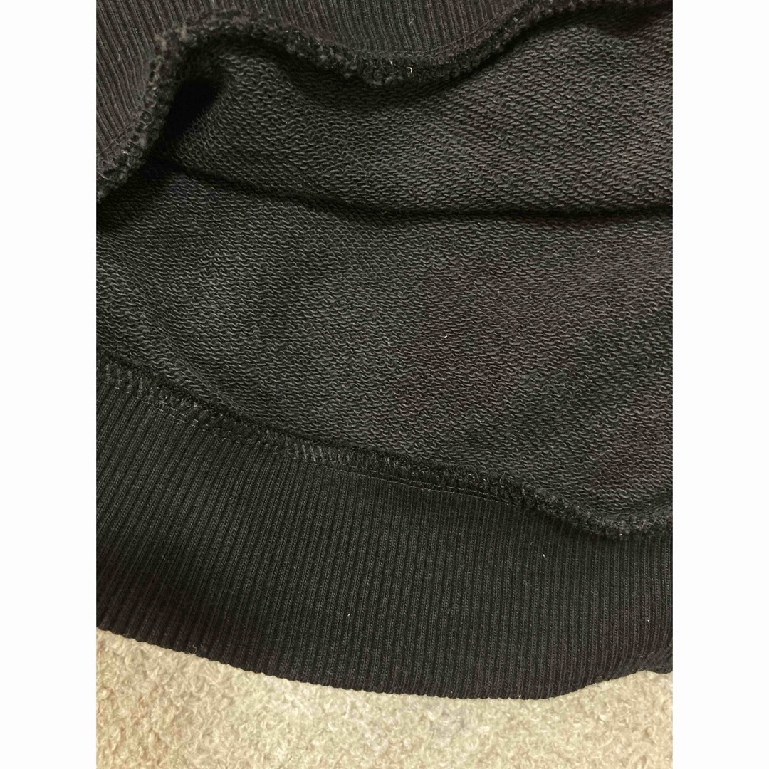 adidas(アディダス)のアディダスジュニアパーカー黒150サイズ キッズ/ベビー/マタニティのキッズ服男の子用(90cm~)(Tシャツ/カットソー)の商品写真