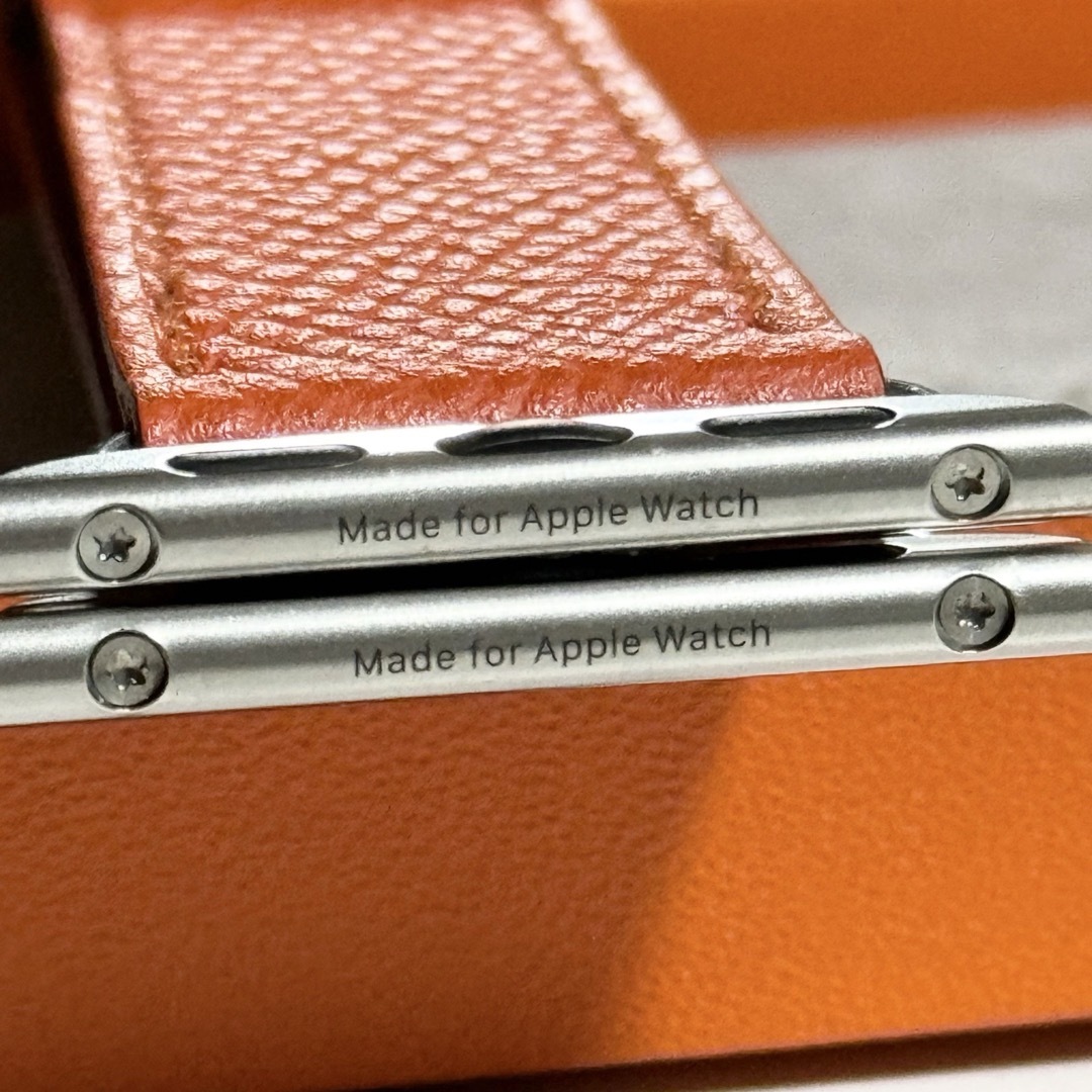 Hermes(エルメス)のApple Watch エルメス ドゥブルトゥール　ストラップHERMES メンズの時計(レザーベルト)の商品写真