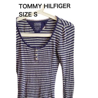 トミーヒルフィガー(TOMMY HILFIGER)のTOMMY HILFIGER トミーヒルフィガー 長袖 カットソー ボーダー S(シャツ/ブラウス(長袖/七分))