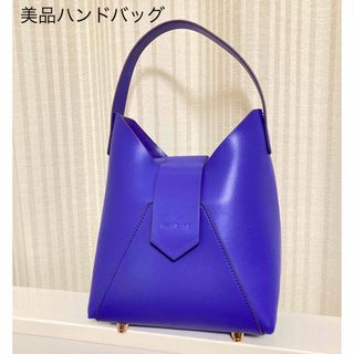 ハシバミ(Hashibami)の【5月限定価格】ハシバミ ワンハンドルバッグ Hashibami 本革 パープル(ハンドバッグ)