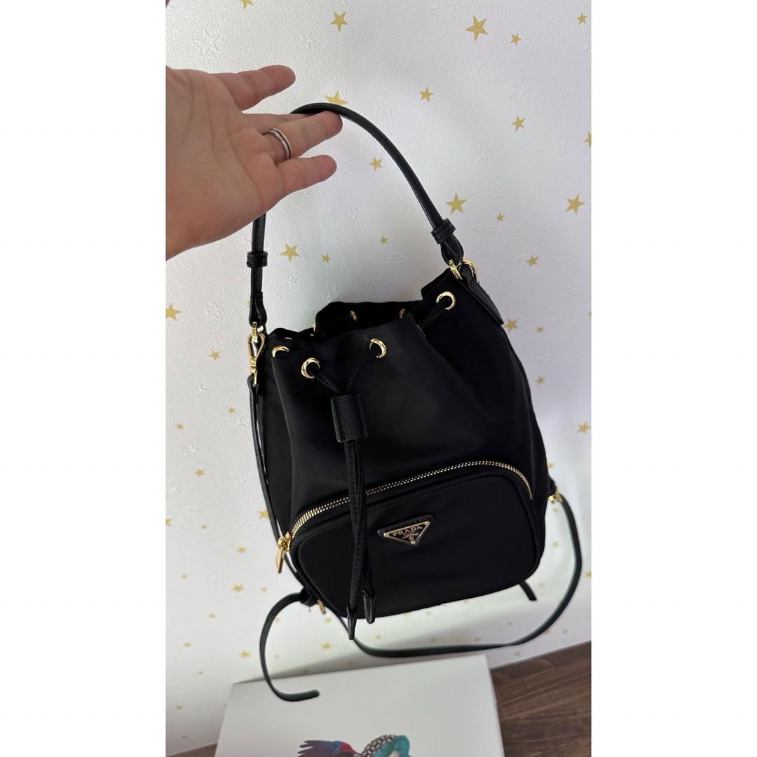 PRADA(プラダ)のプラダ　2wayタイプ＊ショルダーバック（ブラック） レディースのバッグ(ショルダーバッグ)の商品写真