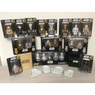 ベアブリック(BE@RBRICK)のスターウォーズ　ベアブリック(ハッピーくじ)ラストワン他＋醤油皿(キャラクターグッズ)