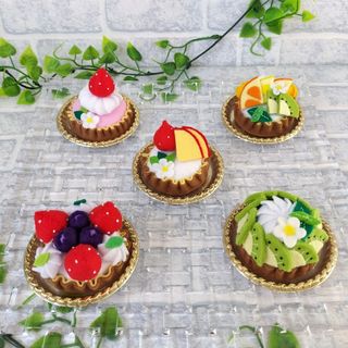 🍓フェルトおままごと🍓 ハンドメイド タルトEセット 新品未使用(おもちゃ/雑貨)