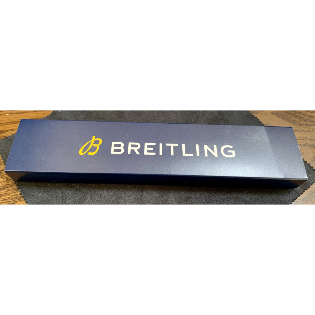 BREITLING(ブライトリング)の極美品　ブライトリング クロコダイル レザー ベルト 黒 24mm メンズの時計(レザーベルト)の商品写真