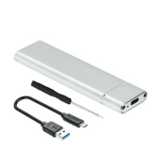 GM変換 アダプタM.2 SSDケース USB-C to NGFF(PC周辺機器)