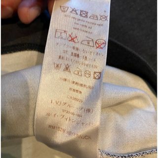 ルイヴィトンメンズ【厚め】のロングTシャツMサイズ中古美品正規店購入ネイビー