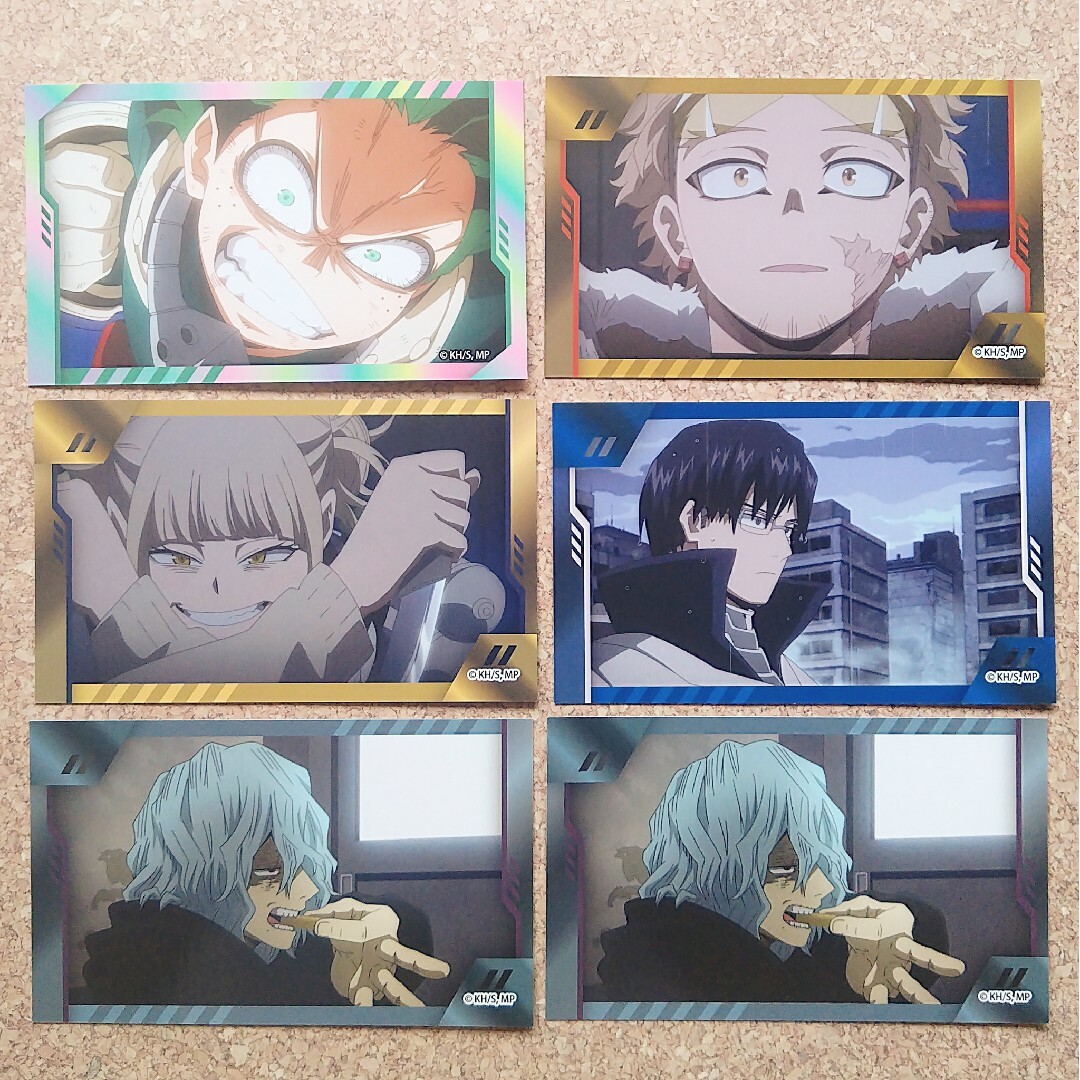僕のヒーローアカデミア トレーディングコレクションカード 6枚セット エンタメ/ホビーのアニメグッズ(カード)の商品写真