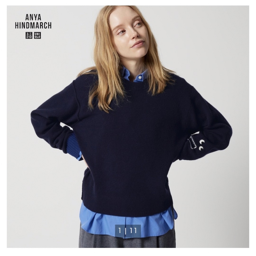 ANYA HINDMARCH(アニヤハインドマーチ)のANYA HINDMARCH セーター　UNIQLO レディースのトップス(ニット/セーター)の商品写真