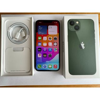 アイフォーン(iPhone)の⭐︎iPhone13本体　グリーン　128GB SIMフリー⭐︎(携帯電話本体)