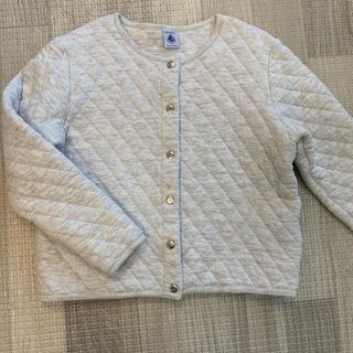 プチバトー(PETIT BATEAU)のプチバトー　キルティングカーディガン(カーディガン)